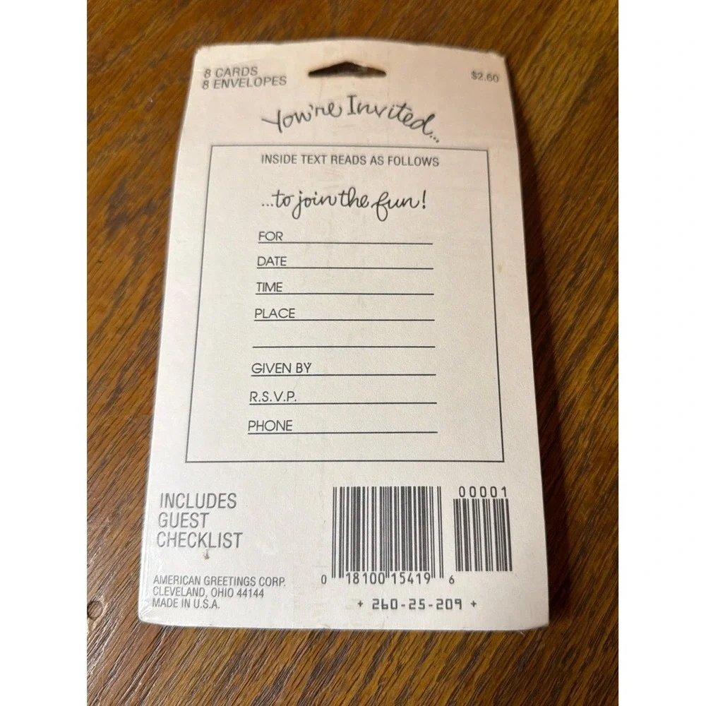 Muppets Invitations 8ct American Greetings Kermit Piggy Fozzie Sealed